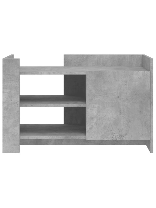 Konferenční stolek betonově šedý 80x50x50 cm kompozitní dřevo