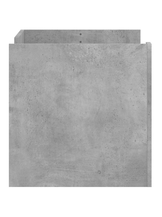 Konferenční stolek betonově šedý 80x50x50 cm kompozitní dřevo