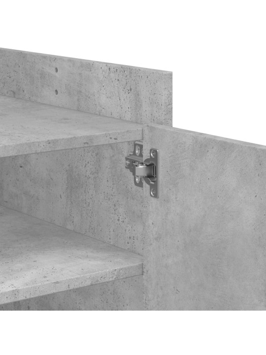 Konferenční stolek betonově šedý 80x50x50 cm kompozitní dřevo