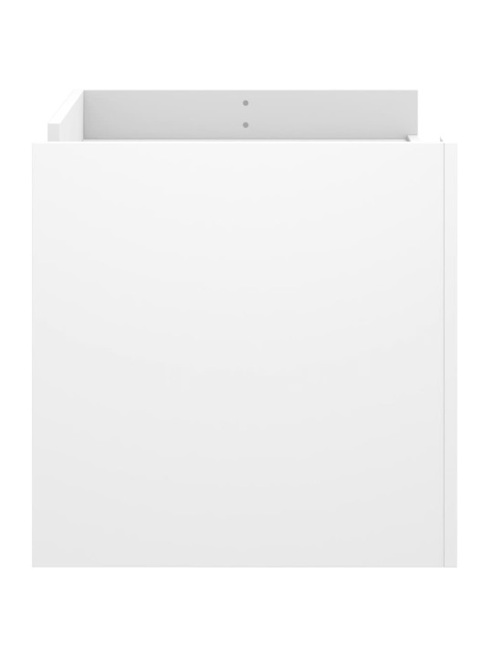 Konferenční stolek bílý 100 x 50 x 50 cm kompozitní dřevo