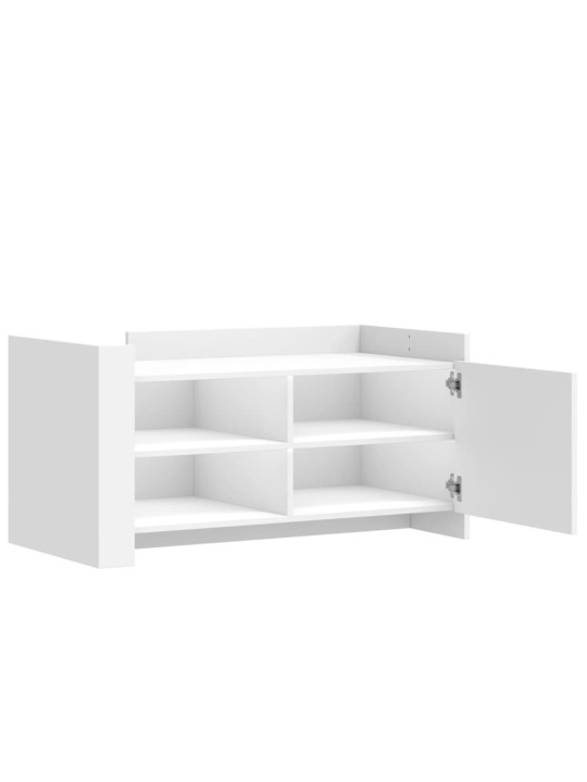 Konferenční stolek bílý 100 x 50 x 50 cm kompozitní dřevo