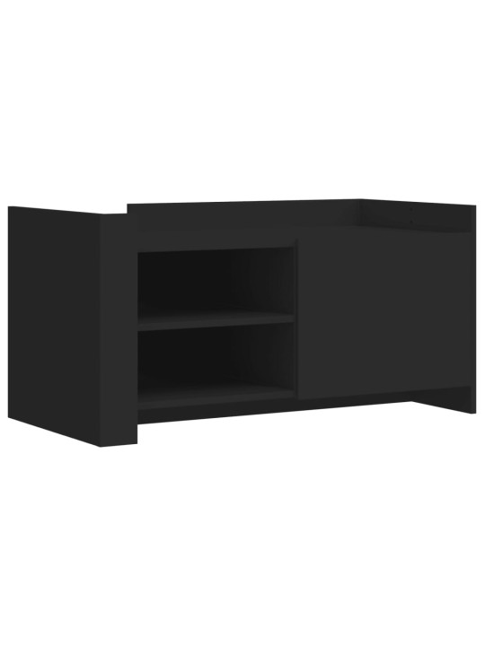 Konferenční stolek černý 100 x 50 x 50 cm kompozitní dřevo