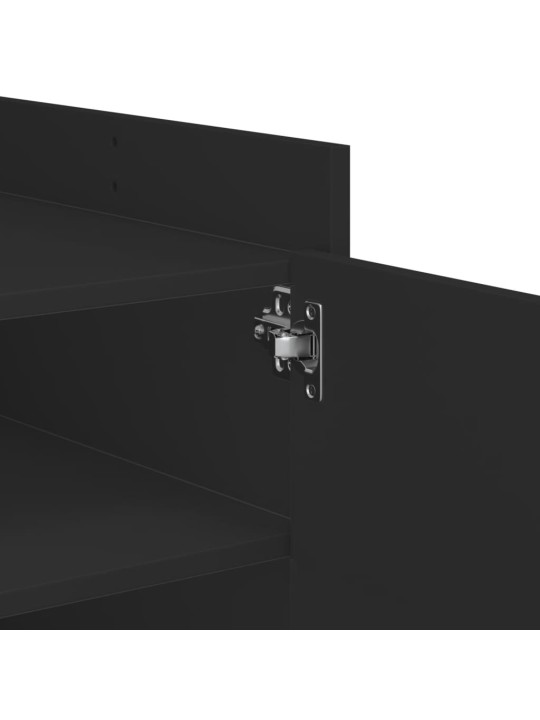 Konferenční stolek černý 100 x 50 x 50 cm kompozitní dřevo