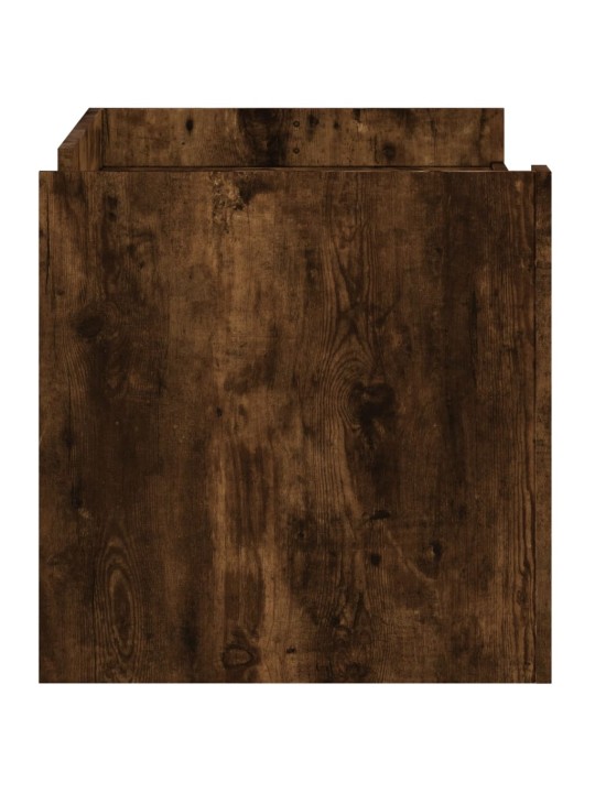 Konferenční stolek kouřový dub 100x50x50 cm kompozitní dřevo