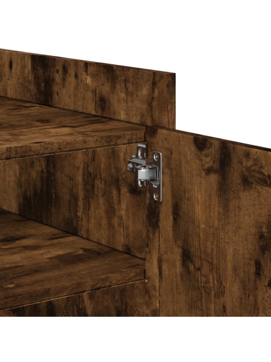 Konferenční stolek kouřový dub 100x50x50 cm kompozitní dřevo