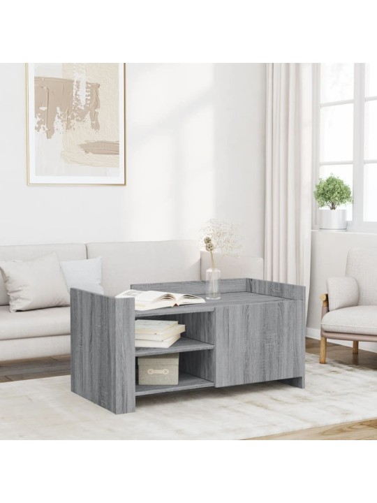 Konferenční stolek šedý sonoma 100x50x50 cm kompozitní dřevo