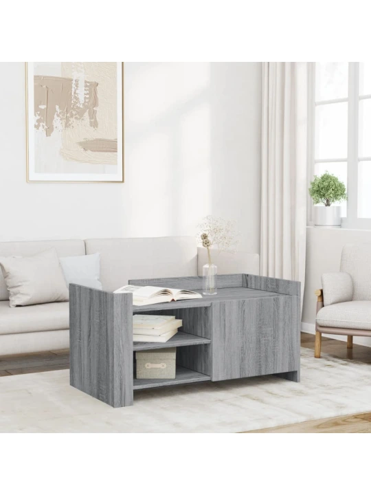 Konferenční stolek šedý sonoma 100x50x50 cm kompozitní dřevo