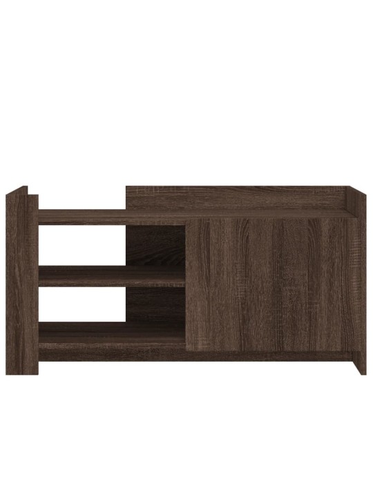 Konferenční stolek hnědý dub 100 x 50 x 50 cm kompozitní dřevo