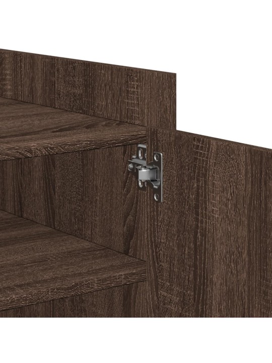 Konferenční stolek hnědý dub 100 x 50 x 50 cm kompozitní dřevo