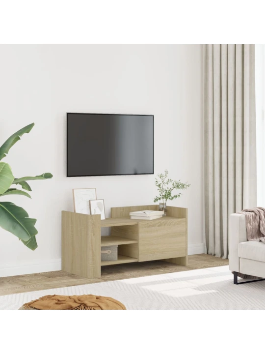 TV skříňka dub sonoma 80 x 35 x 40 cm kompozitní dřevo