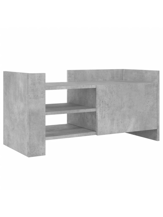 TV skříňka betonově šedá 80 x 35 x 40 cm kompozitní dřevo