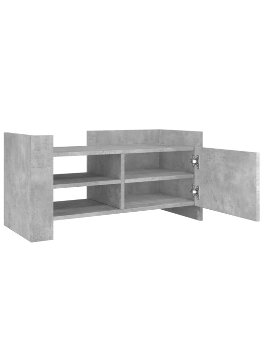 TV skříňka betonově šedá 80 x 35 x 40 cm kompozitní dřevo