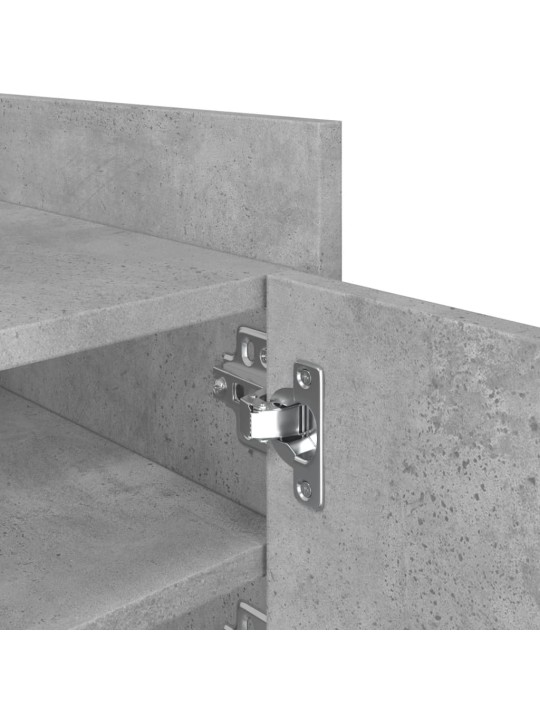 TV skříňka betonově šedá 80 x 35 x 40 cm kompozitní dřevo