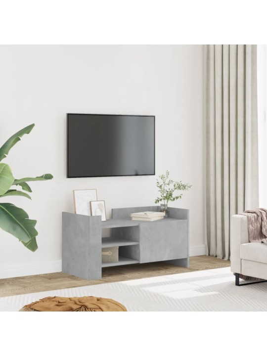 TV skříňka betonově šedá 80 x 35 x 40 cm kompozitní dřevo