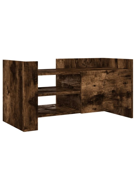 Tv skříňka kouřový dub 80 x 35 x 40 cm kompozitní dřevo