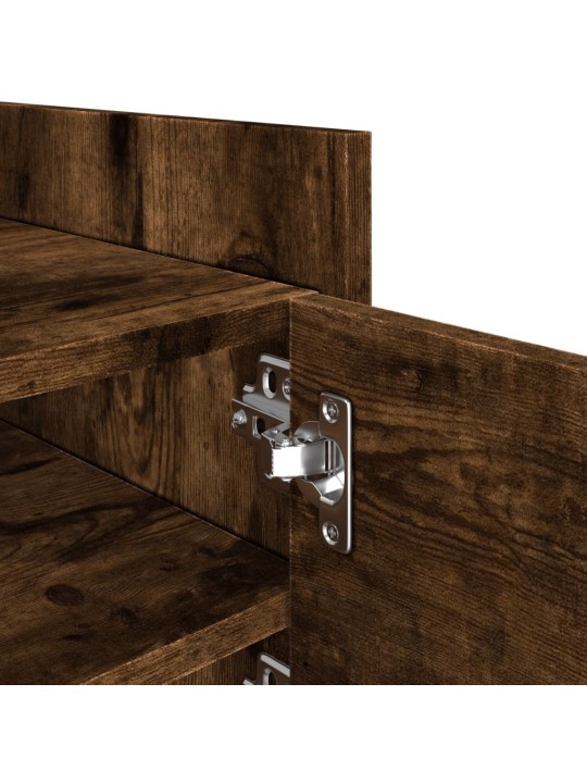 Tv skříňka kouřový dub 80 x 35 x 40 cm kompozitní dřevo