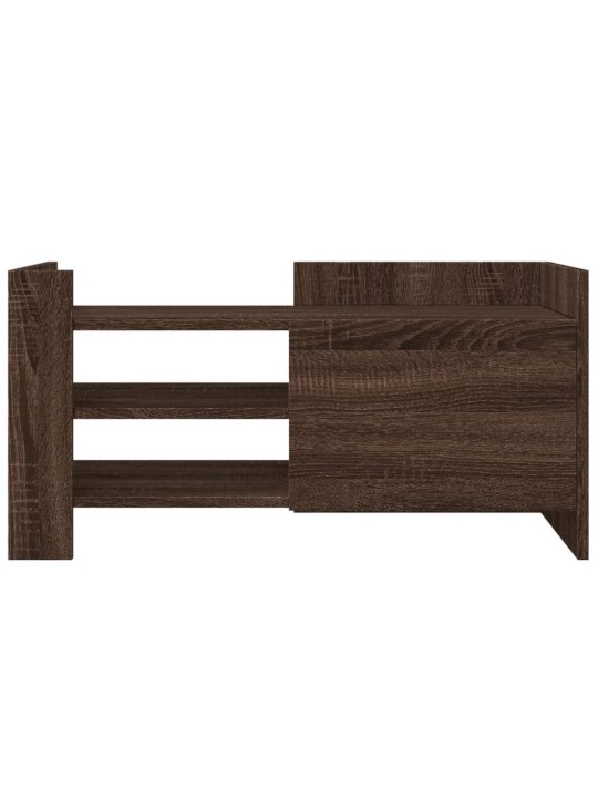 Tv skříňka hnědý dub 80 x 35 x 40 cm kompozitní dřevo