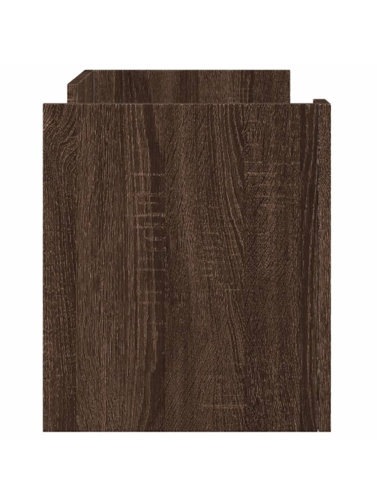 Tv skříňka hnědý dub 80 x 35 x 40 cm kompozitní dřevo