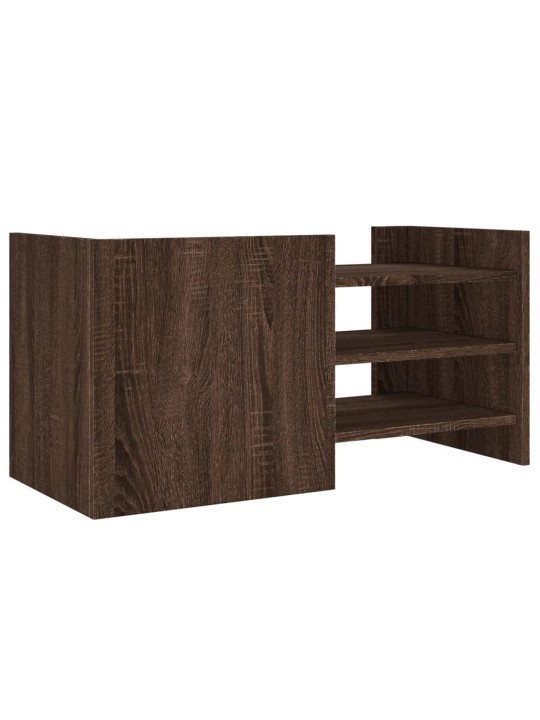Tv skříňka hnědý dub 80 x 35 x 40 cm kompozitní dřevo