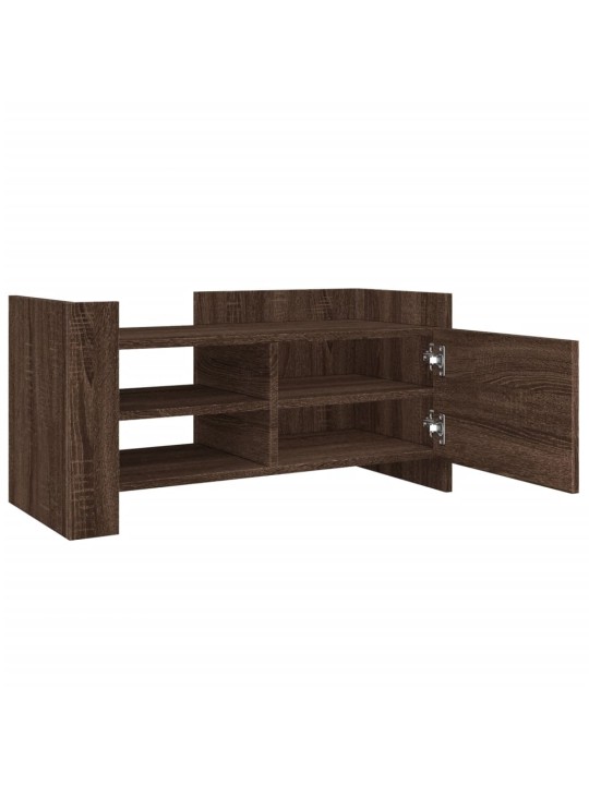 Tv skříňka hnědý dub 80 x 35 x 40 cm kompozitní dřevo
