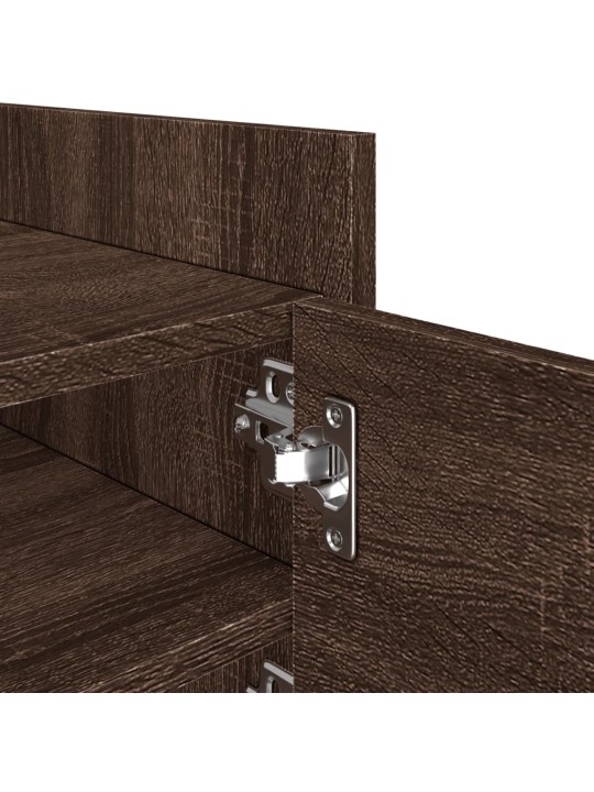 Tv skříňka hnědý dub 80 x 35 x 40 cm kompozitní dřevo