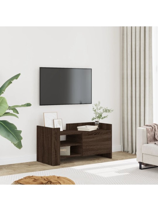 Tv skříňka hnědý dub 80 x 35 x 40 cm kompozitní dřevo