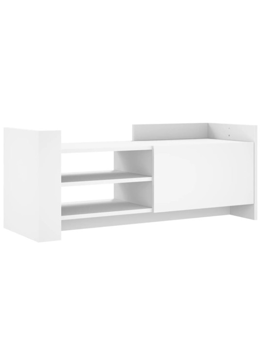 TV skříňka bílá 100 x 35 x 40 cm kompozitní dřevo