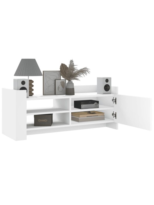 TV skříňka bílá 100 x 35 x 40 cm kompozitní dřevo