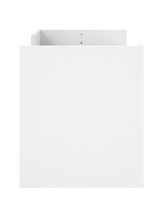 TV skříňka bílá 100 x 35 x 40 cm kompozitní dřevo