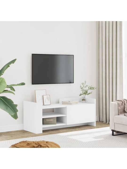 TV skříňka bílá 100 x 35 x 40 cm kompozitní dřevo