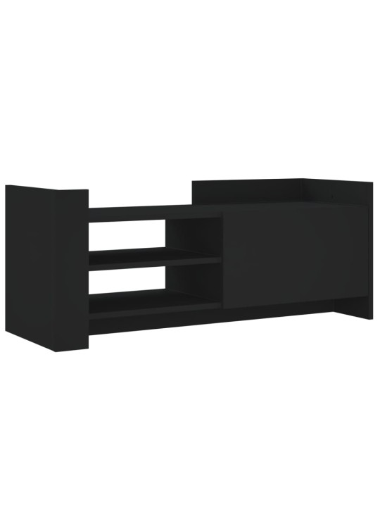 TV skříňka černá 100 x 35 x 40 cm kompozitní dřevo