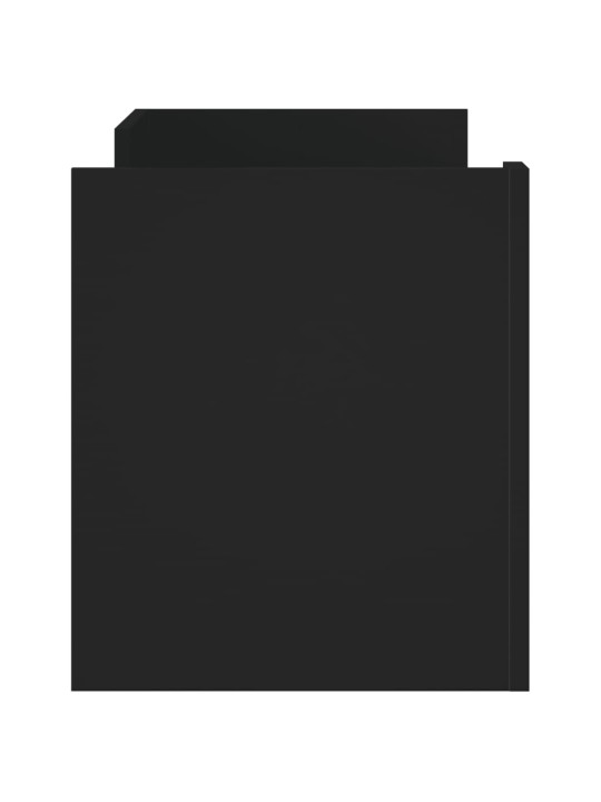 TV skříňka černá 100 x 35 x 40 cm kompozitní dřevo