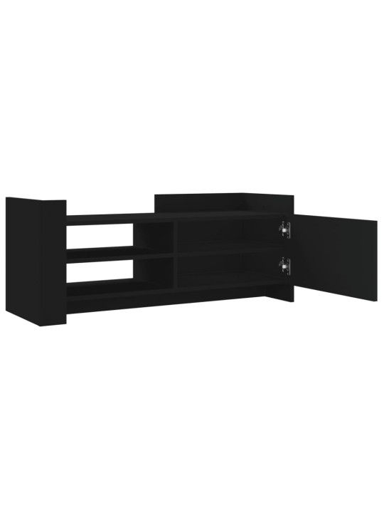 TV skříňka černá 100 x 35 x 40 cm kompozitní dřevo