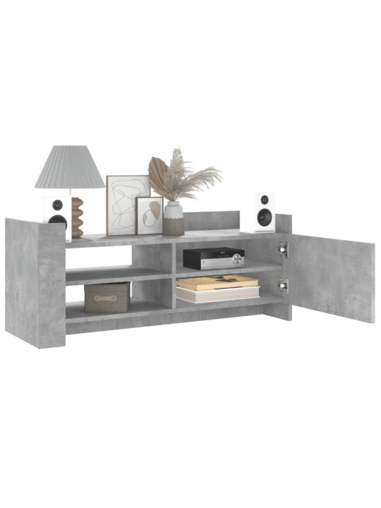 TV skříňka betonově šedá 100x35x40 cm kompozitní dřevo