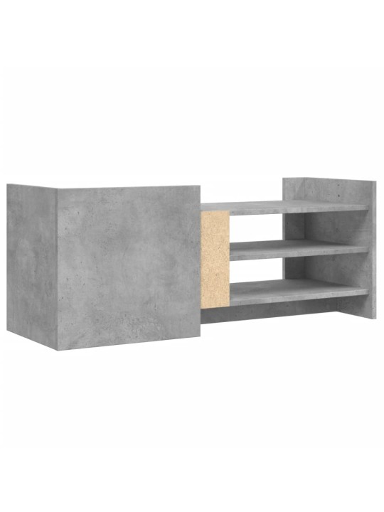 TV skříňka betonově šedá 100x35x40 cm kompozitní dřevo