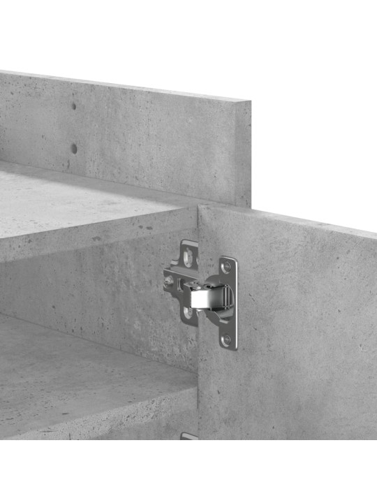 TV skříňka betonově šedá 100x35x40 cm kompozitní dřevo