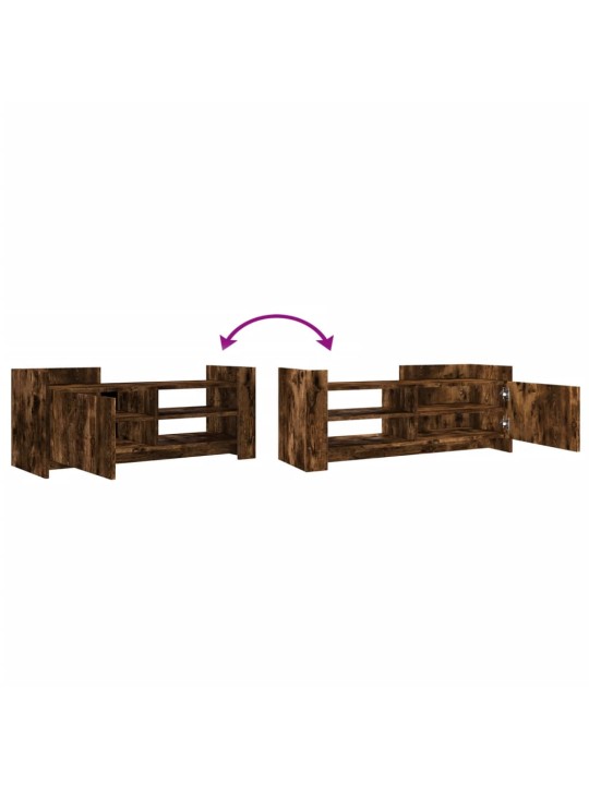Tv skříňka kouřový dub 100 x 35 x 40 cm kompozitní dřevo
