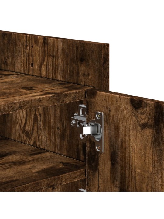 Tv skříňka kouřový dub 100 x 35 x 40 cm kompozitní dřevo