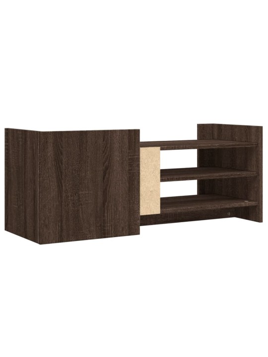 Tv skříňka hnědý dub 100 x 35 x 40 cm kompozitní dřevo