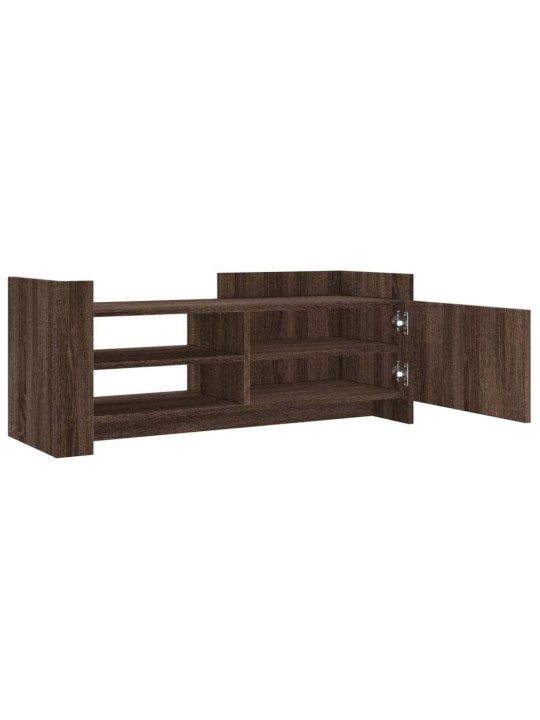 Tv skříňka hnědý dub 100 x 35 x 40 cm kompozitní dřevo