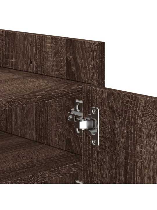 Tv skříňka hnědý dub 100 x 35 x 40 cm kompozitní dřevo