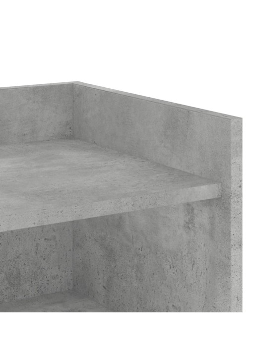 Příborník betonově šedý 45 x 35 x 75 cm kompozitní dřevo