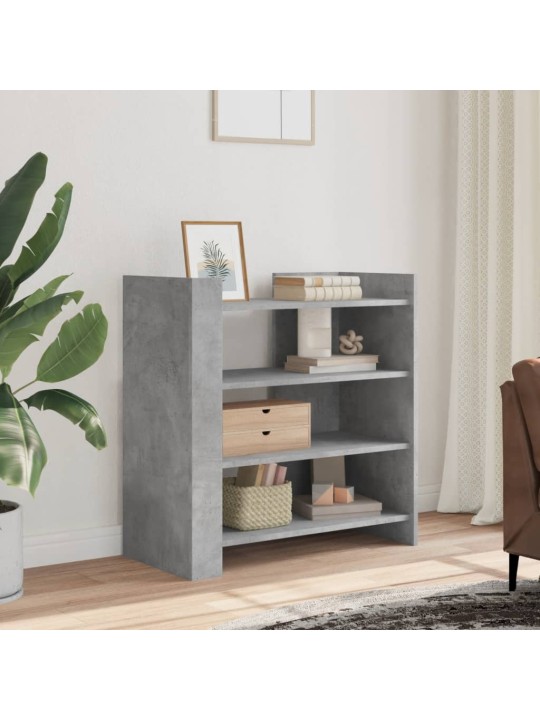 Příborník betonově šedý 73,5 x 35 x 75 cm kompozitní dřevo