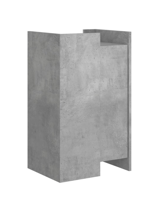 Příborník betonově šedý 45 x 35 x 75 cm kompozitní dřevo