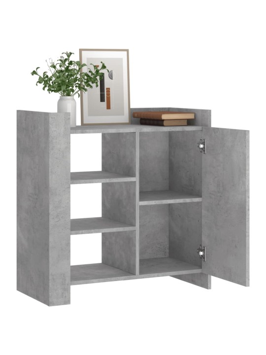 Příborník betonově šedý 73,5 x 35 x 75 cm kompozitní dřevo