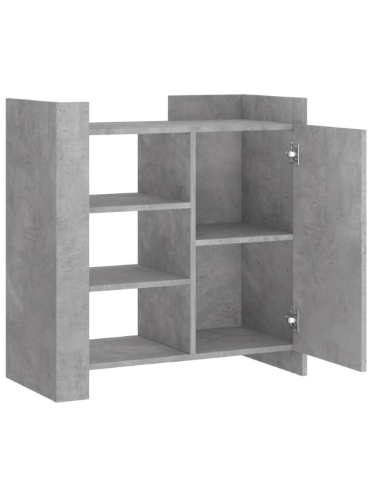 Příborník betonově šedý 73,5 x 35 x 75 cm kompozitní dřevo