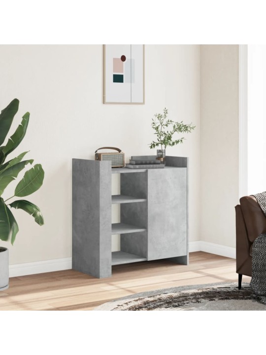 Příborník betonově šedý 73,5 x 35 x 75 cm kompozitní dřevo