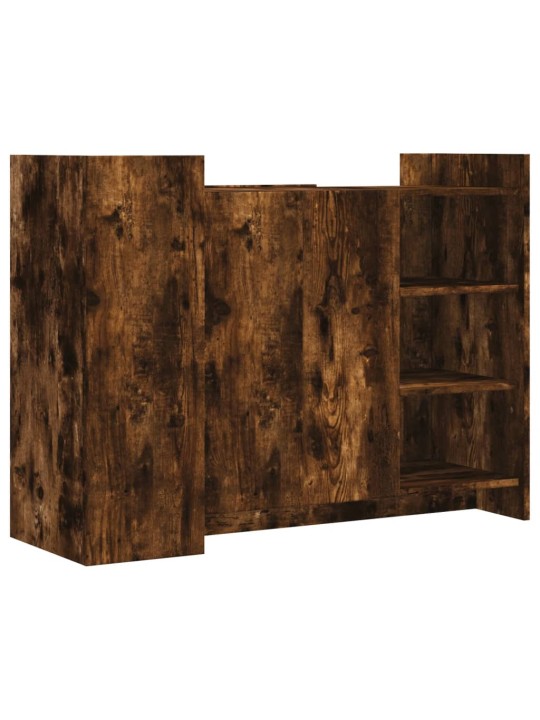 Příborník kouřový dub 100 x 35 x 75 cm kompozitní dřevo