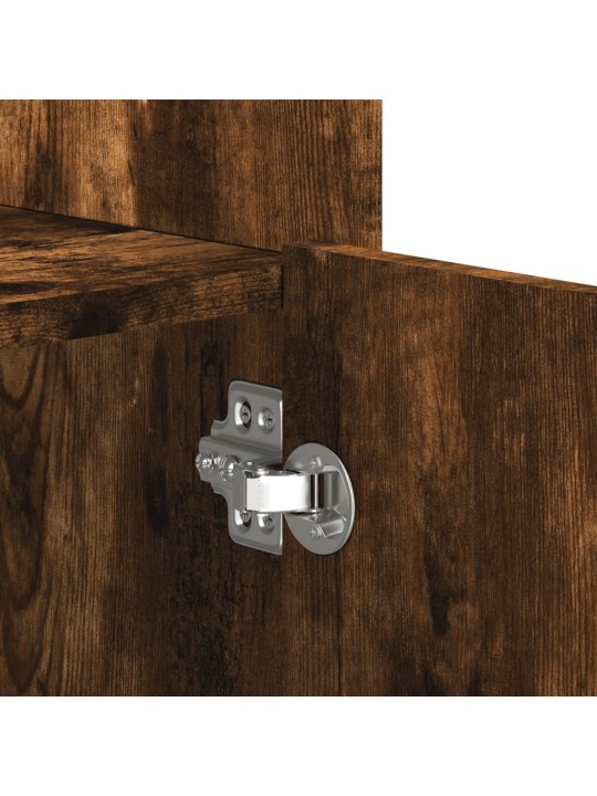 Příborník kouřový dub 100 x 35 x 75 cm kompozitní dřevo