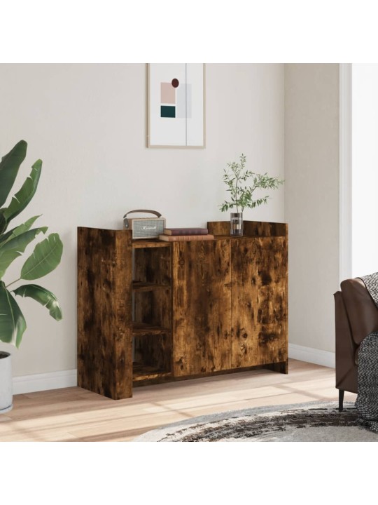 Příborník kouřový dub 100 x 35 x 75 cm kompozitní dřevo